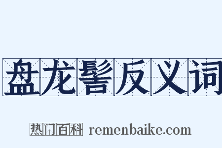 盘龙髻反义词是什么意思的图片